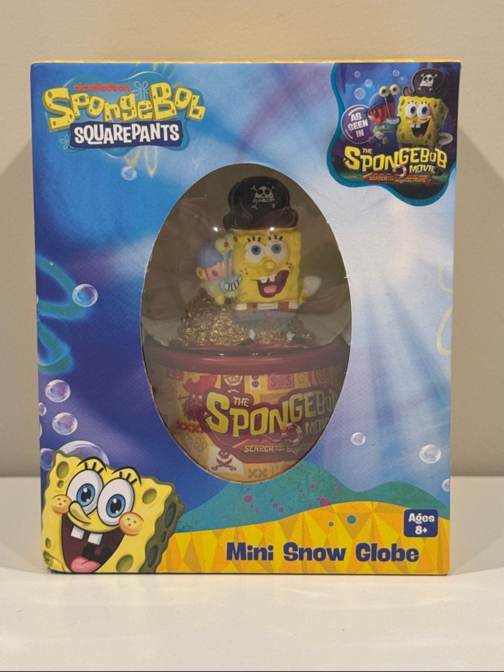 SpongeBob Mini Snow Globe NIB